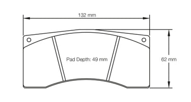 Pagid Racing Brake Pads No. 1674 - Discovery Parts